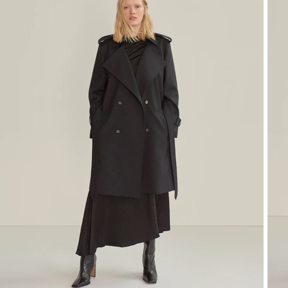Henning Jackets & Blazers - Henning Plus size Over time trench coat in black